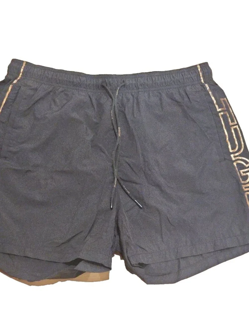 nwot HUGO BOSS sz XL Mens Swimming trunks swim pool beach Shorts 3 pocket black